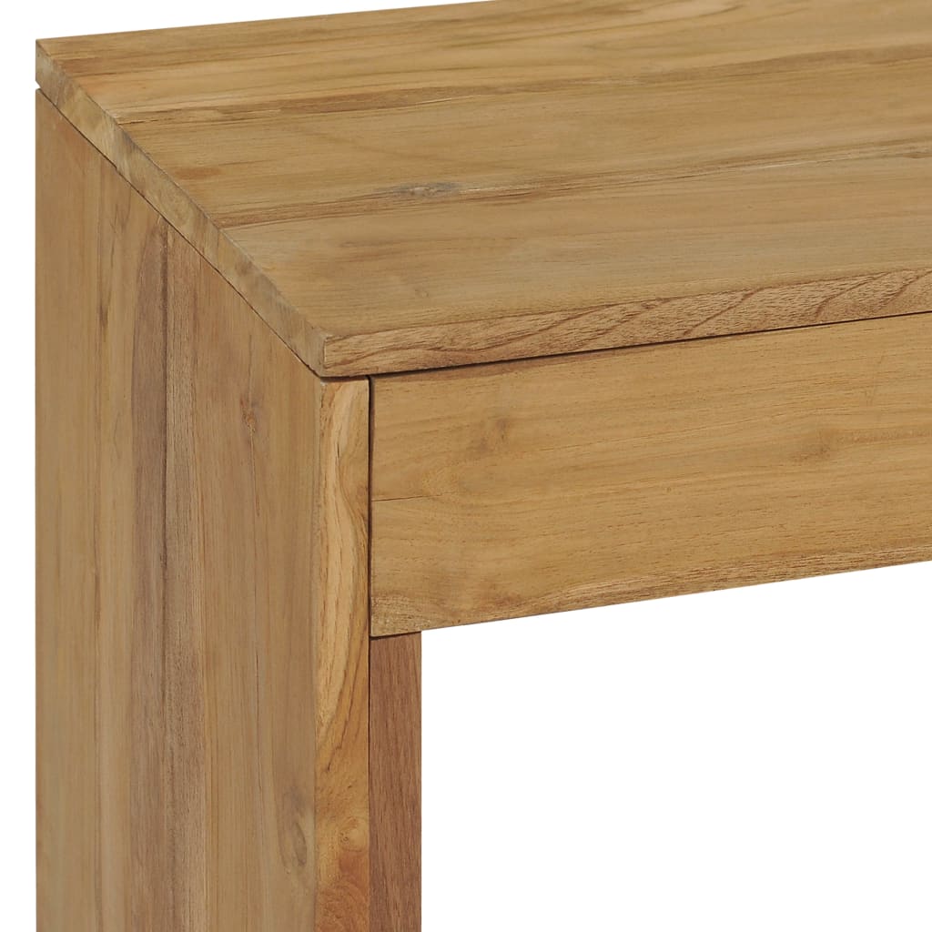 Avlastningsbord Konsollbord Trä 100x35x75 cm massiv teak