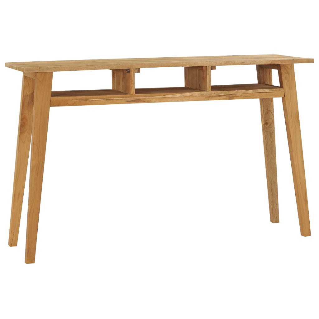 Avlastningsbord Konsollbord Trä 120x35x75 cm massiv teak