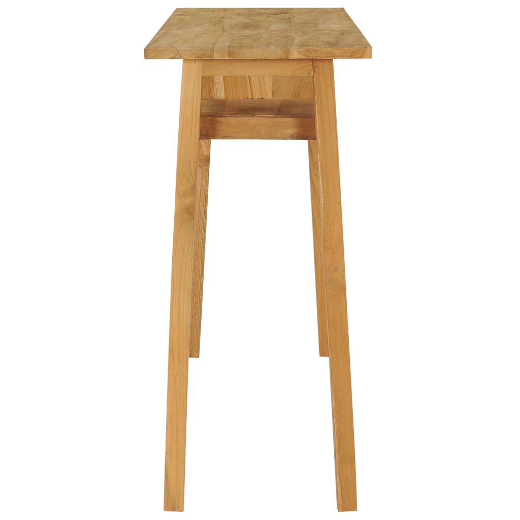 Avlastningsbord Konsollbord Trä 120x35x75 cm massiv teak
