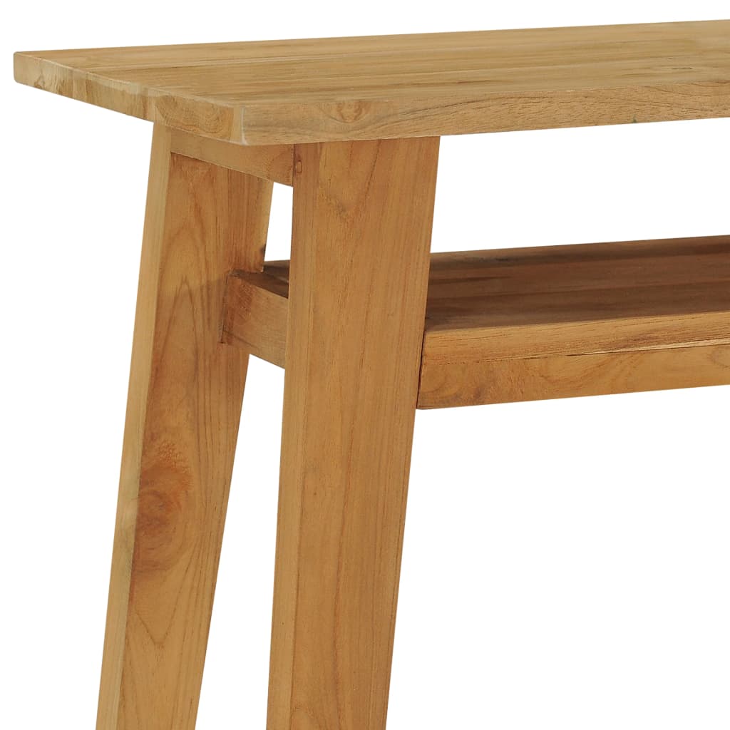 Avlastningsbord Konsollbord Trä 120x35x75 cm massiv teak