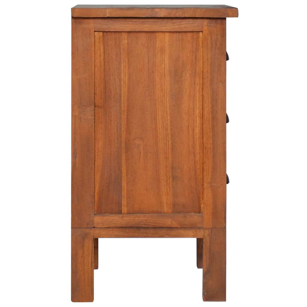 Sängbord 40x35x60 cm massivt teakträ