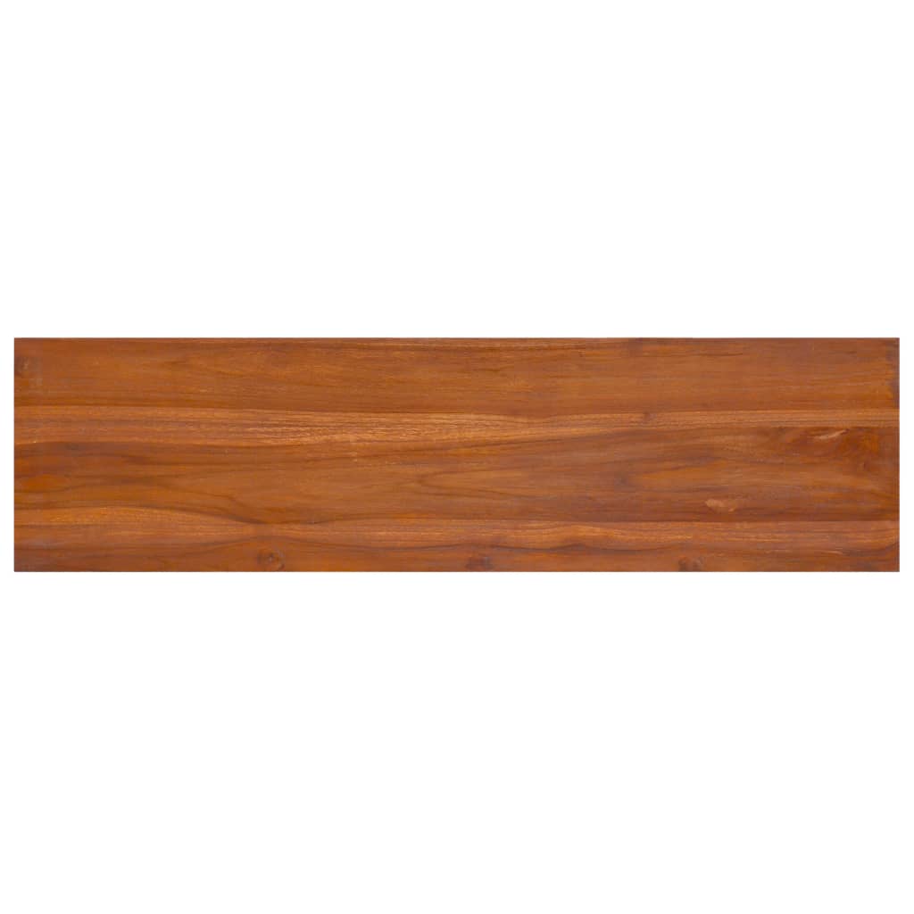 TV-bänk 112x30x37 cm massiv teak