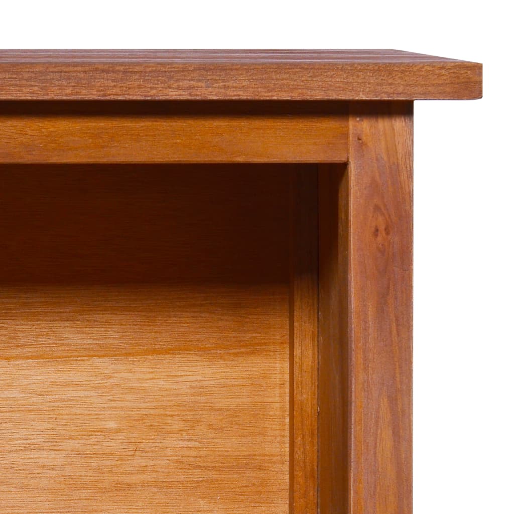 TV-bänk 112x30x37 cm massiv teak