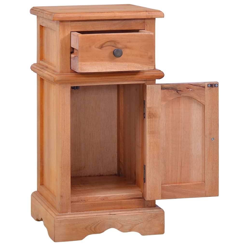 Sängbord massiv mahogny