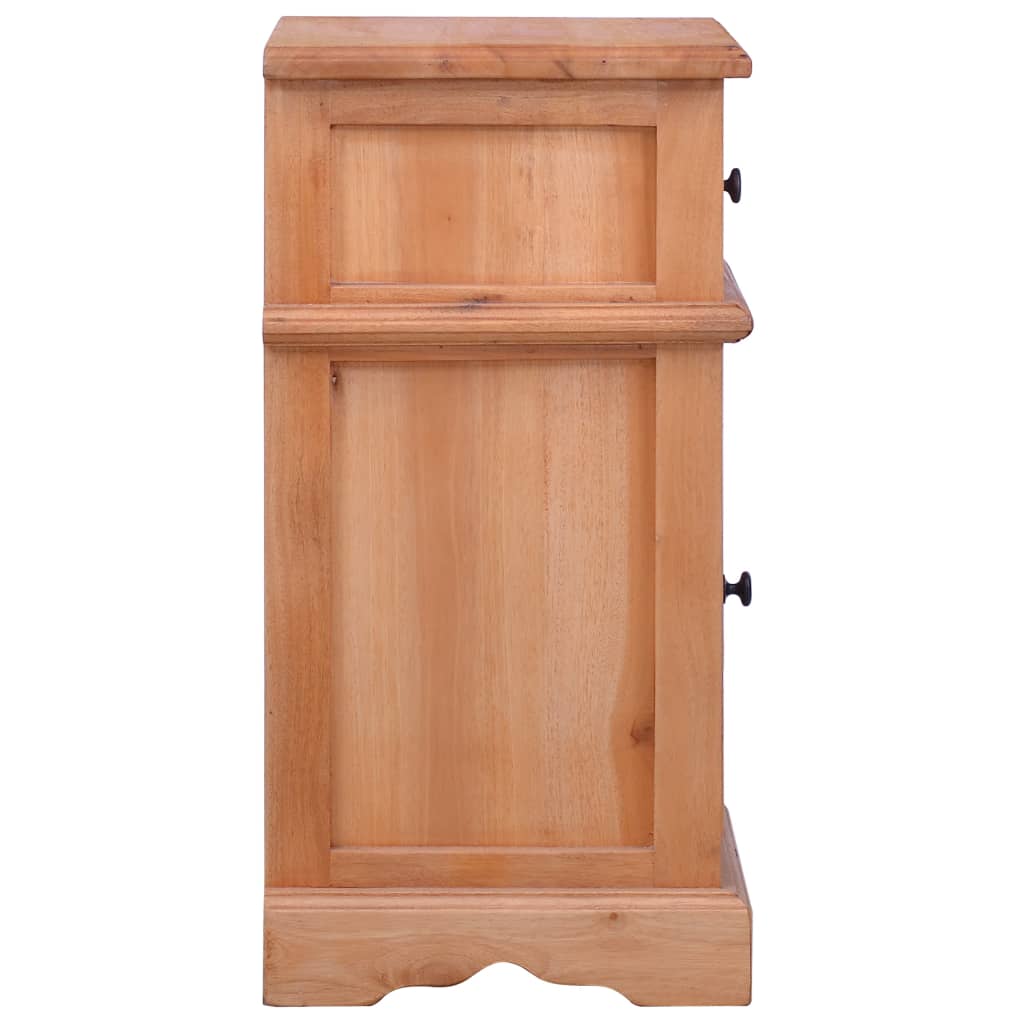 Sängbord massiv mahogny
