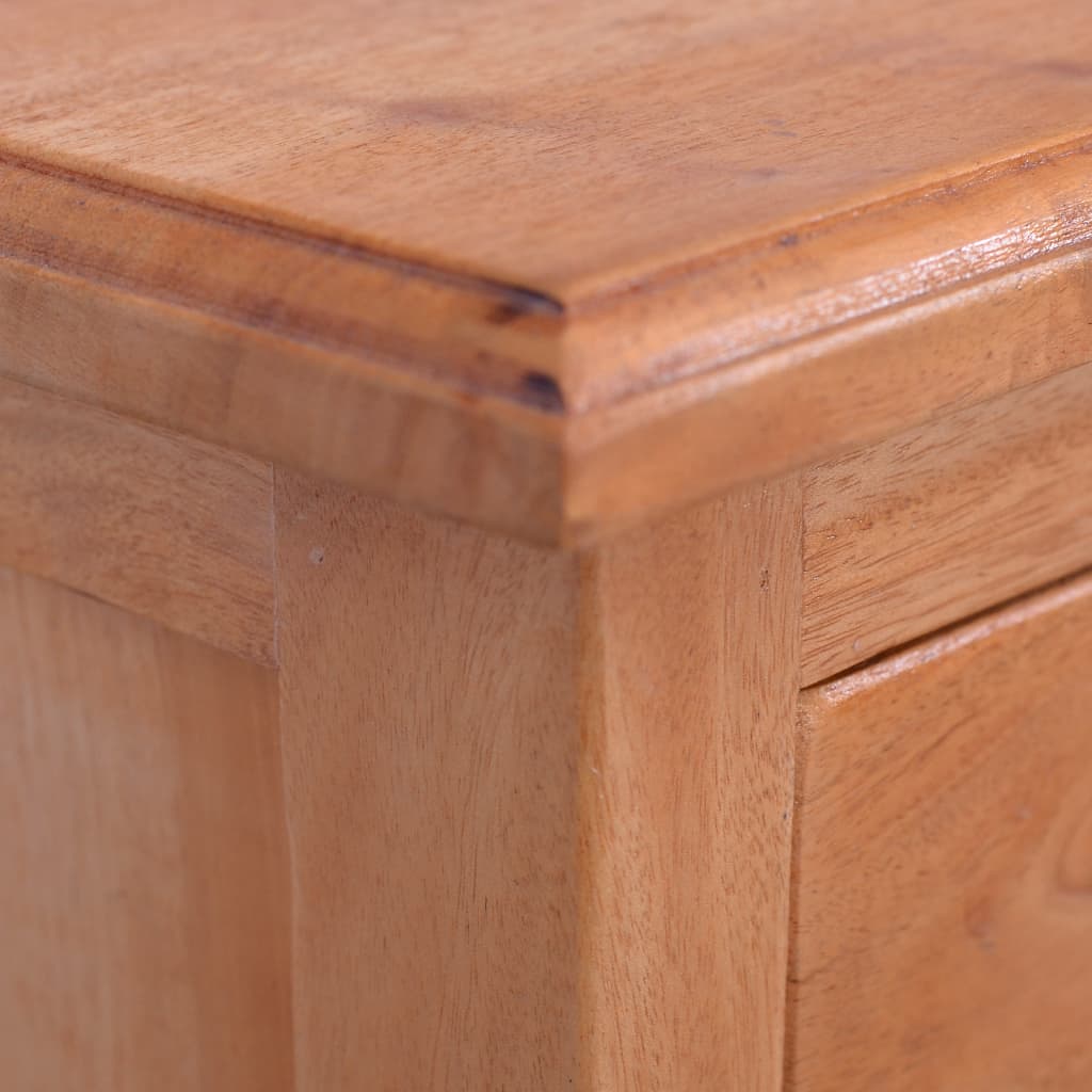 Sängbord massiv mahogny