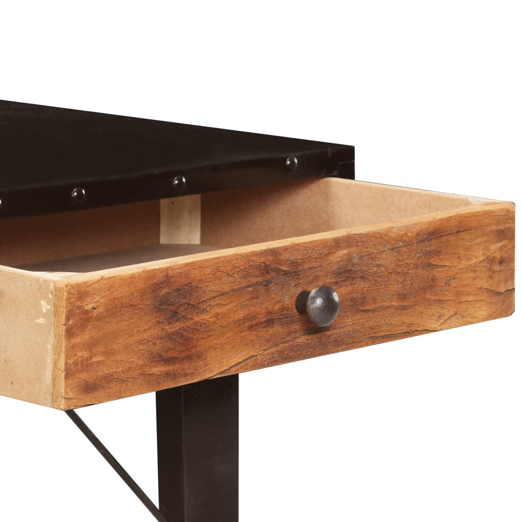 Avlastningsbord Konsollbord Trä 118x35x76 cm massivt återvunnet trä