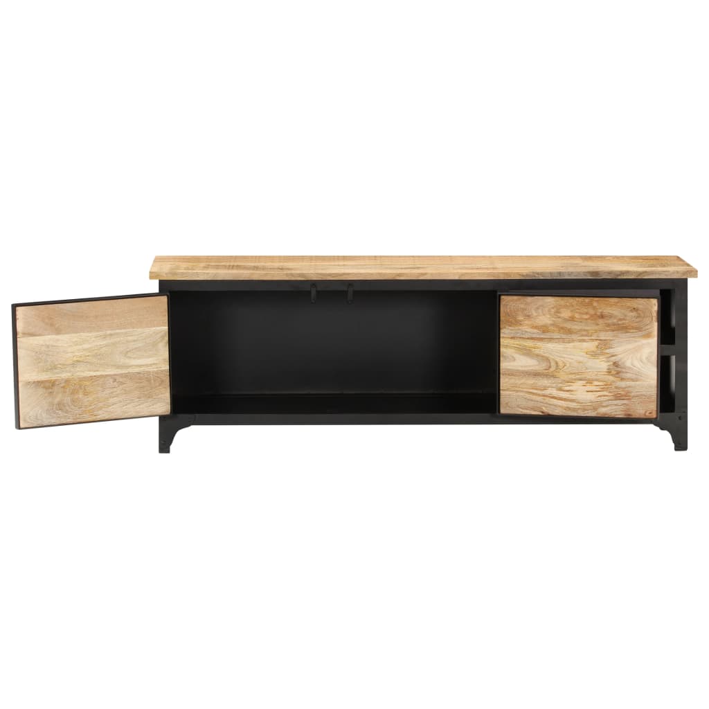 Tv-bänk 120x30x40 cm massivt mangoträ
