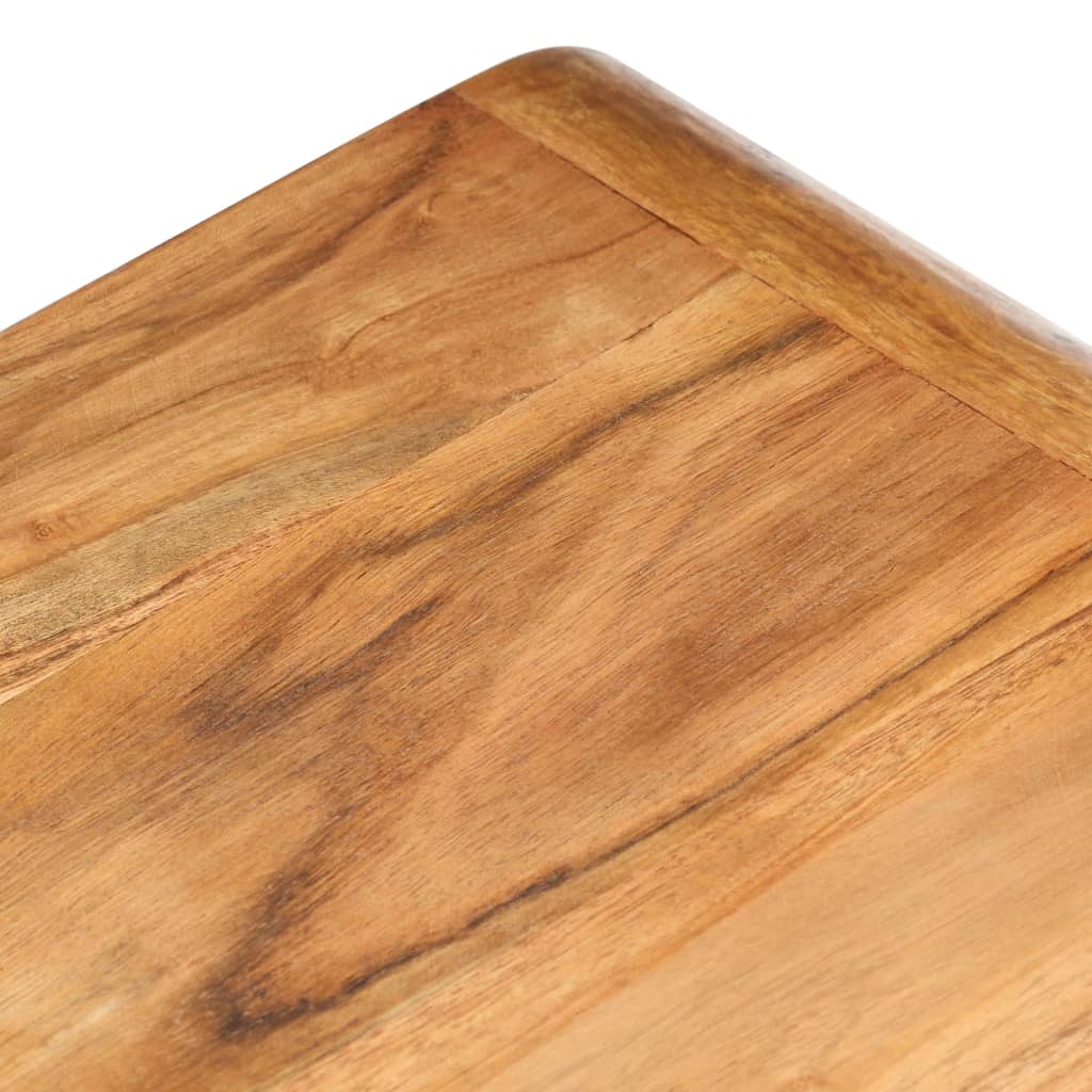 Sidobord 2 delar massivt akaciaträ honungsfinish