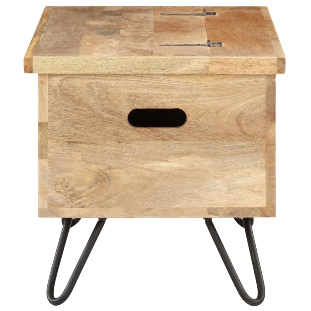 Förvaringskista 90x40x45 cm massivt mangoträ