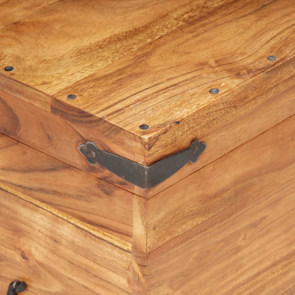 Förvaringskista 90x40x40 cm massivt akaciaträ