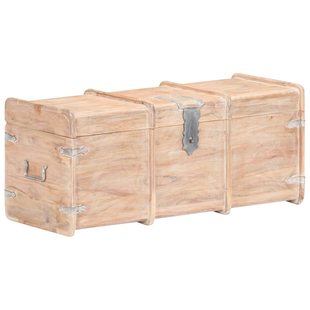Förvaringskista 90x40x40 cm massivt akaciaträ