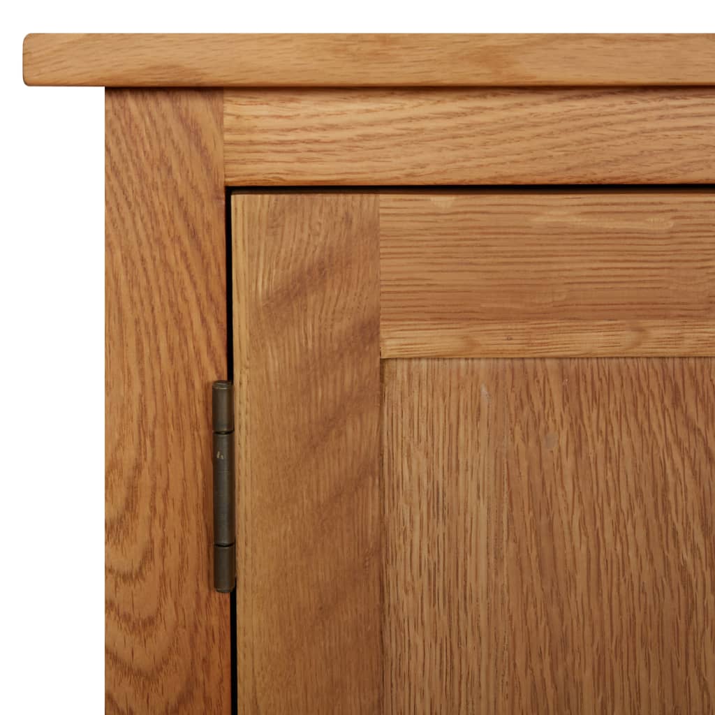 Skåp 70x35x75 cm massiv ek