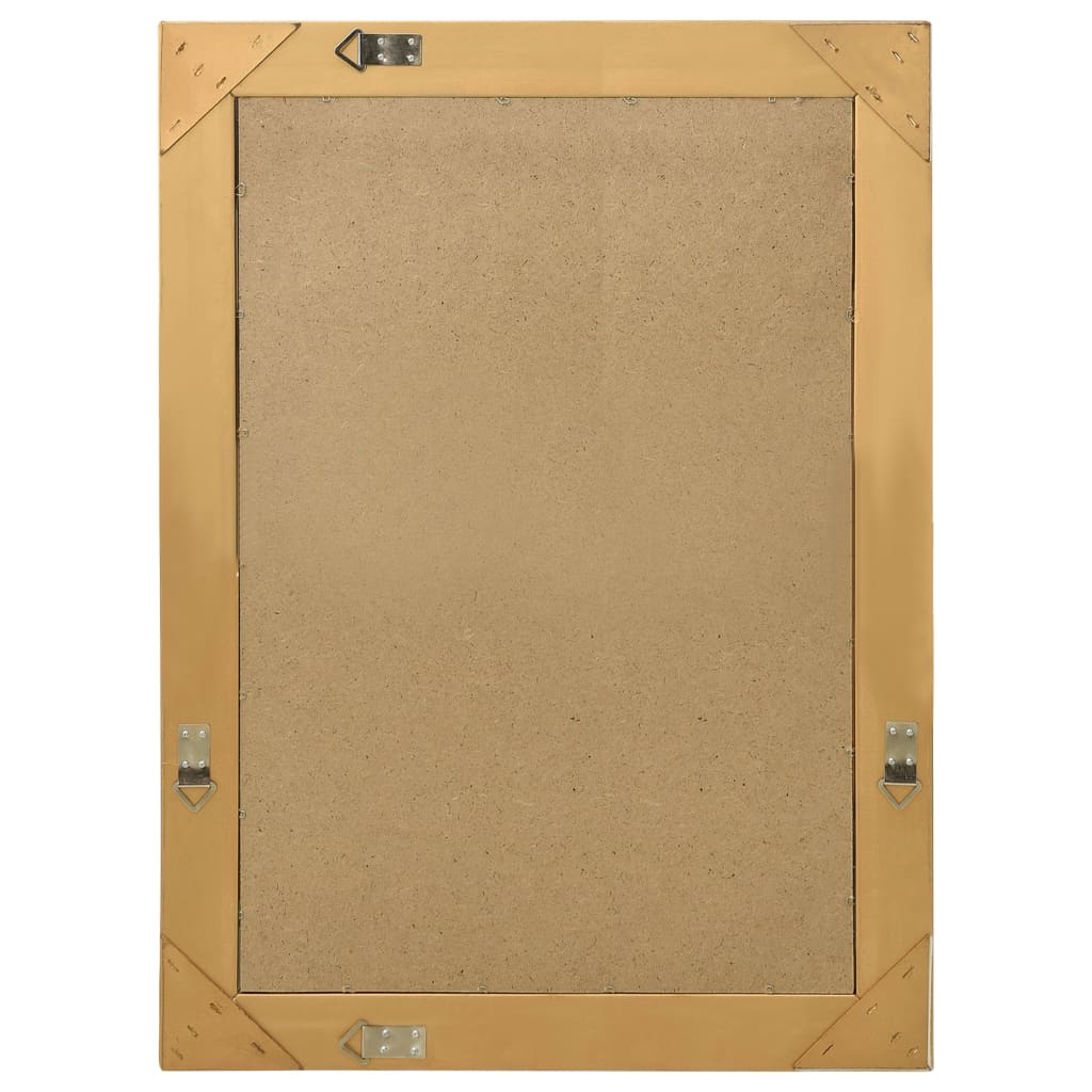 Väggspegel barockstil 60x80 cm guld