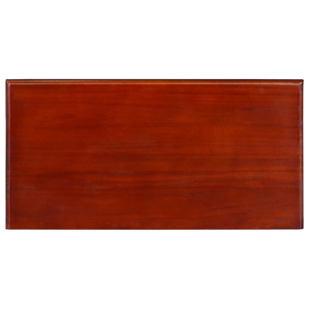 Avlastningsbord klassisk brun 60x30x75 cm massiv mahogny