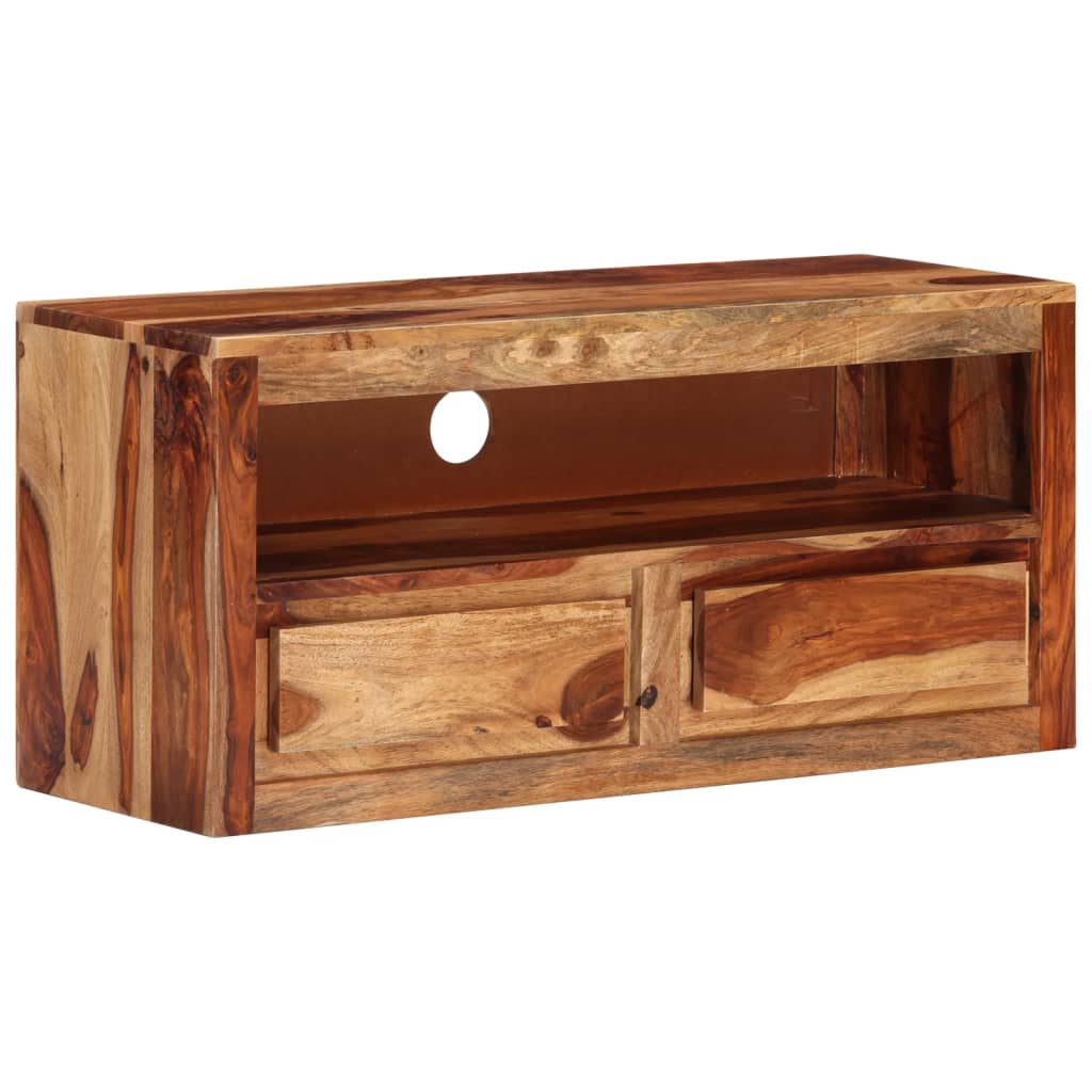 Tv-bänk 88x30x40 cm massivt trä