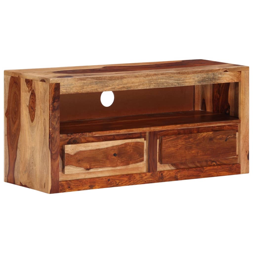 Tv-bänk 88x30x40 cm massivt trä