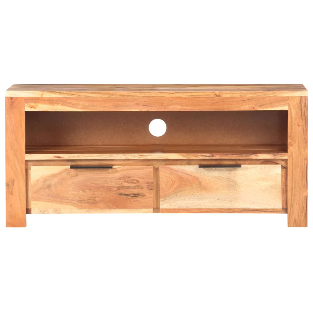 TV-bänk 90x30x40 cm massivt akaciaträ