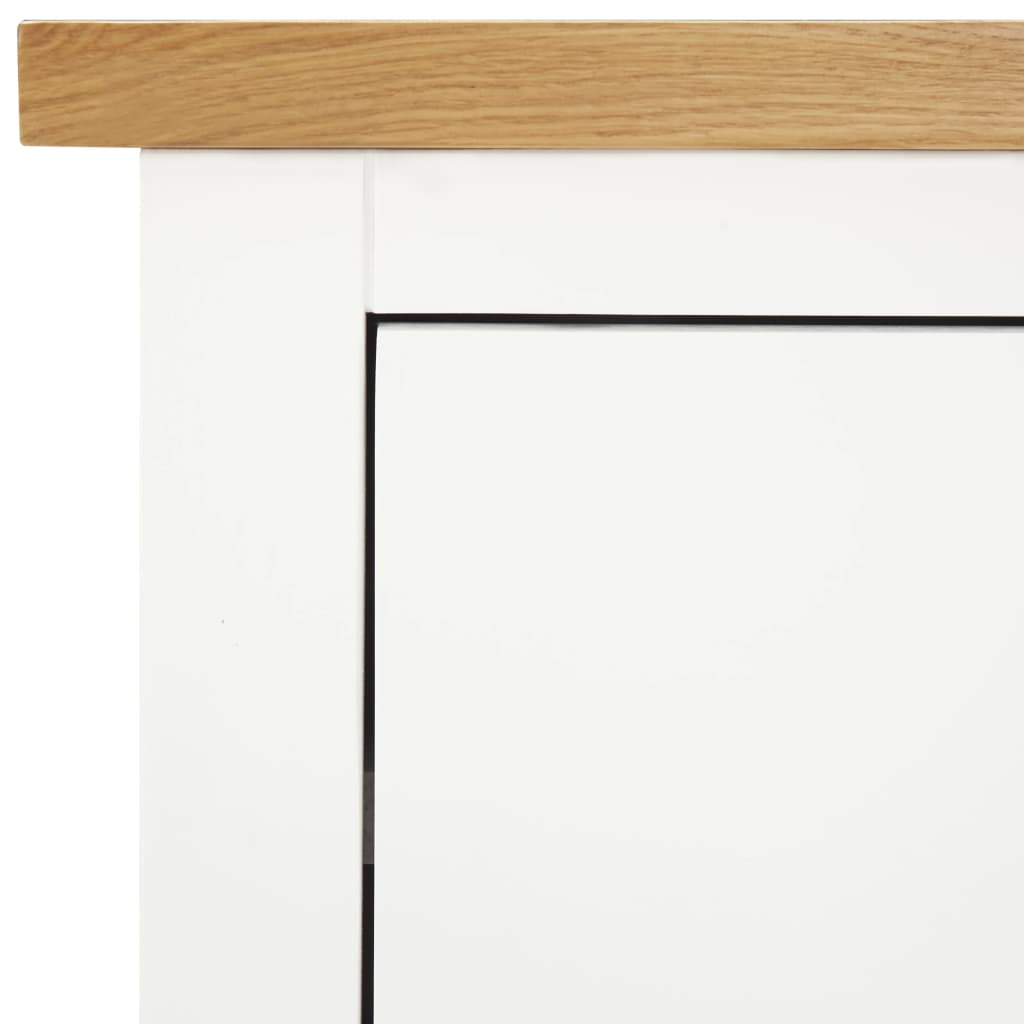 Byrå 80x35x75 cm massiv ek