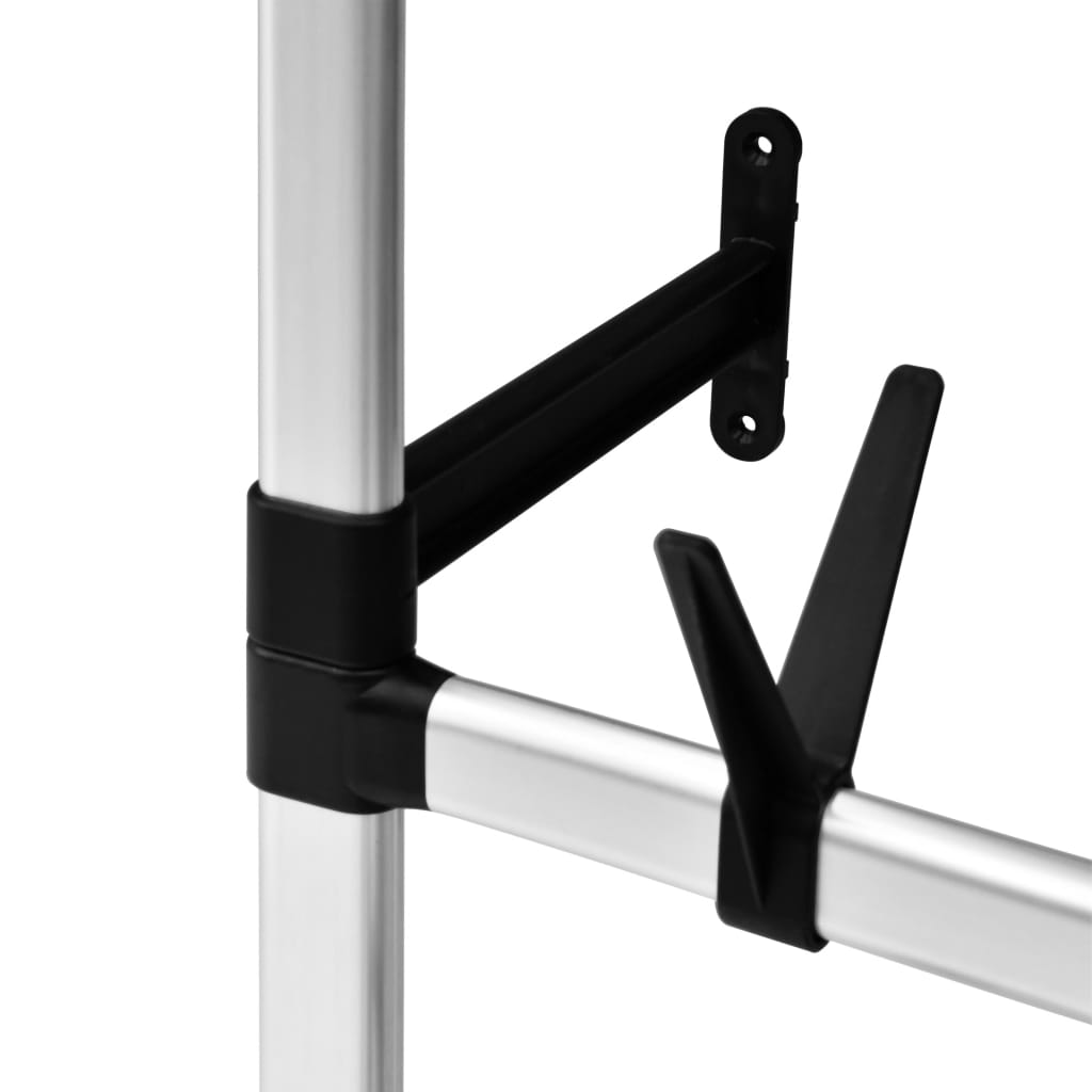 Skoställ DIV. skohylla med stänger aluminium