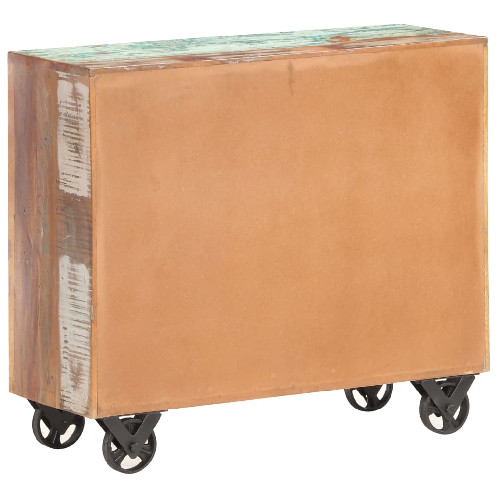 Skänk Trä 80x30x70 cm massivt återvunnet trä