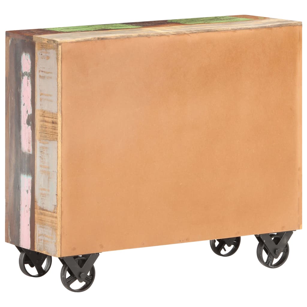 Skänk Trä 80x30x70 cm massivt återvunnet trä