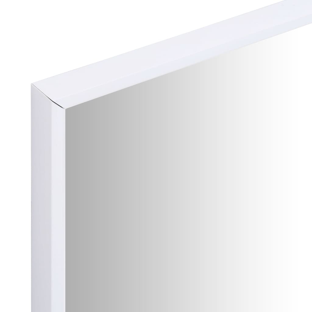 Väggspegel 150x50 cm vit