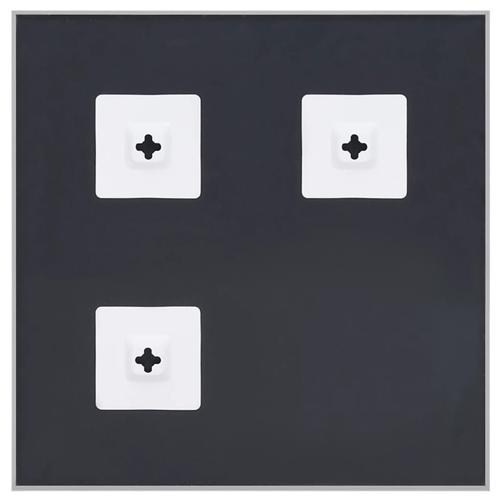 Väggspegel silver 70x70 cm