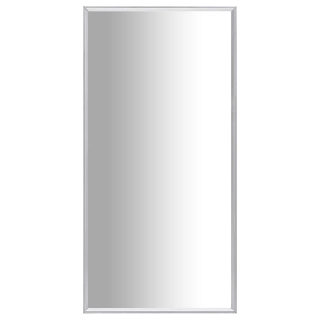 Väggspegel silver 120x60 cm
