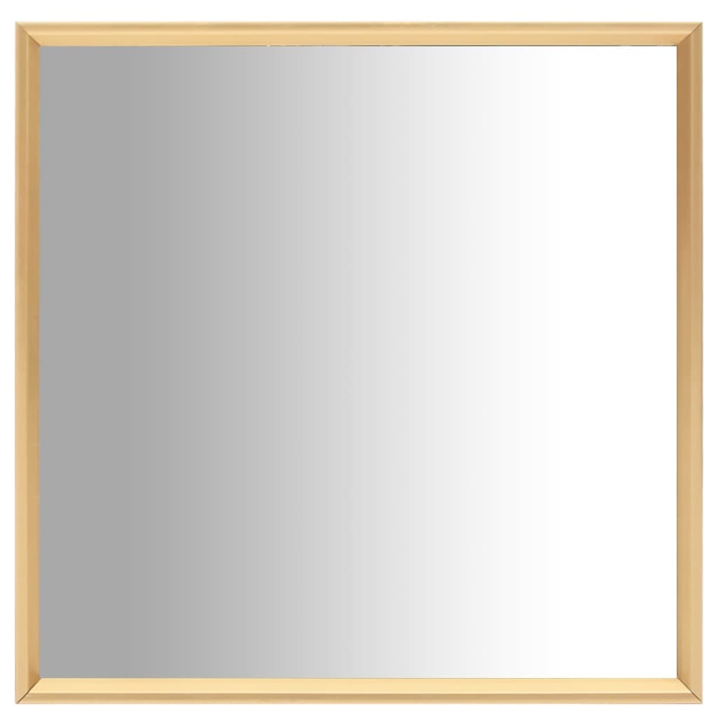 Väggspegel guld 70x70 cm