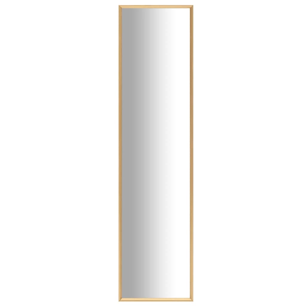 Väggspegel guld 120x30 cm