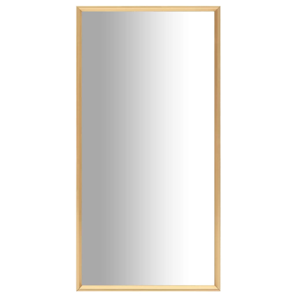 Väggspegel guld 120x60 cm