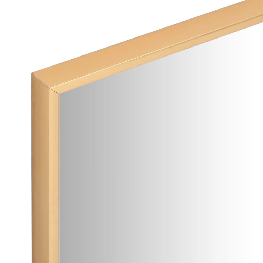 Väggspegel guld 120x60 cm