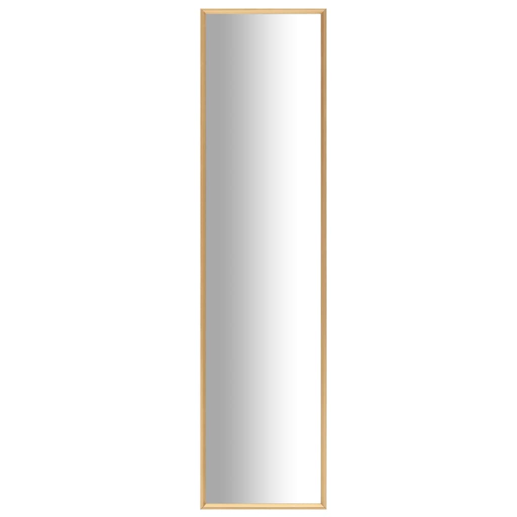 Väggspegel guld 140x40 cm