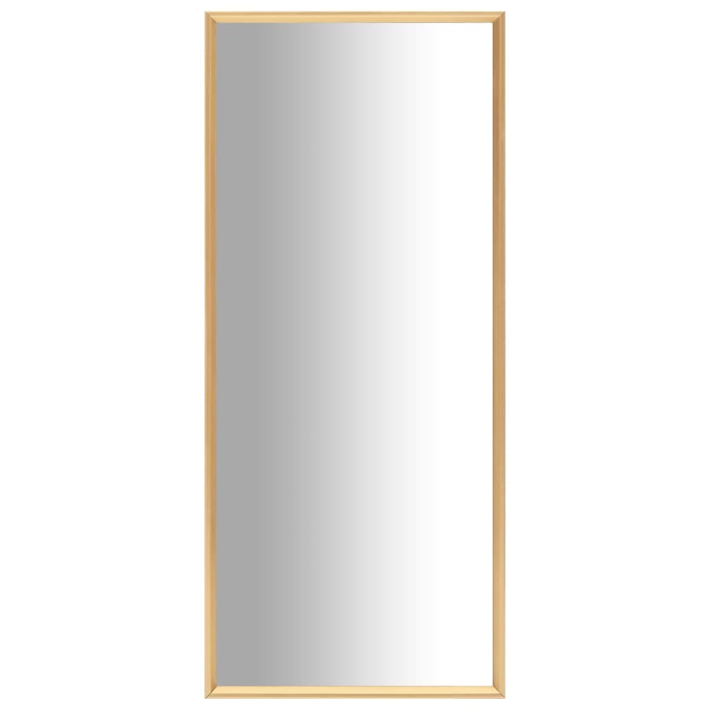 Väggspegel guld 140x60 cm