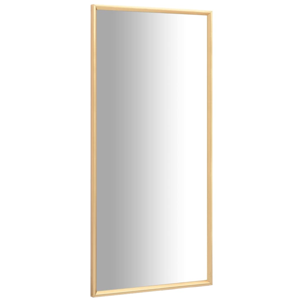 Väggspegel guld 140x60 cm
