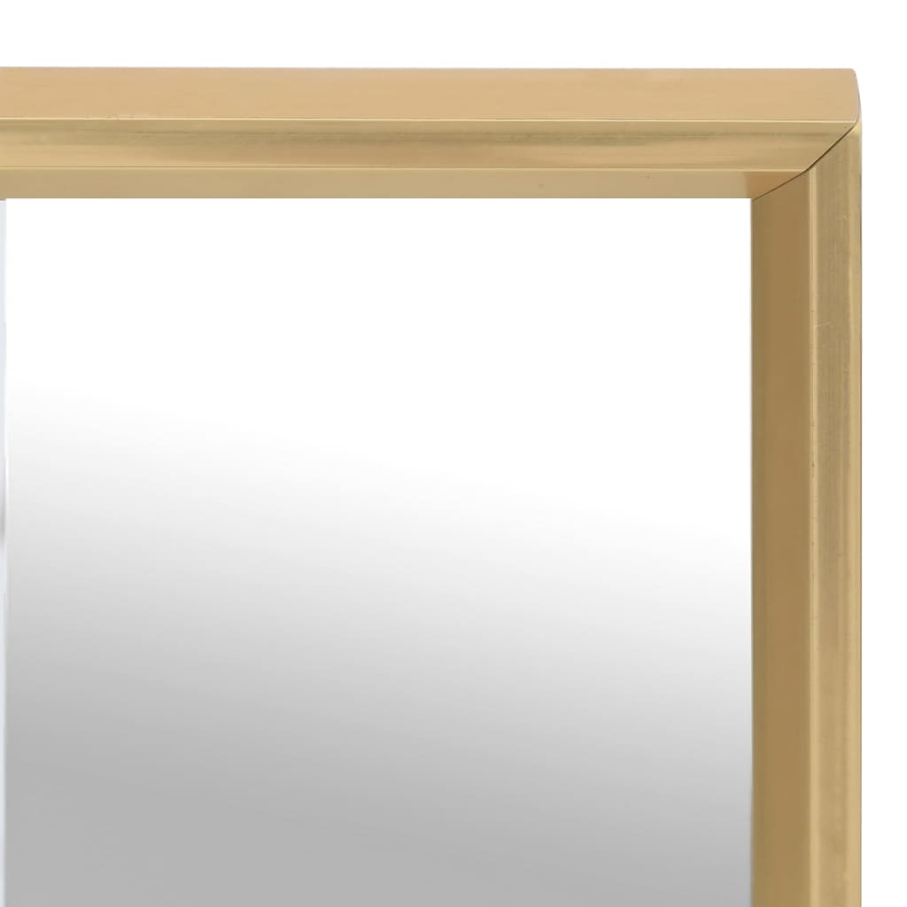 Väggspegel 150x50 cm guld