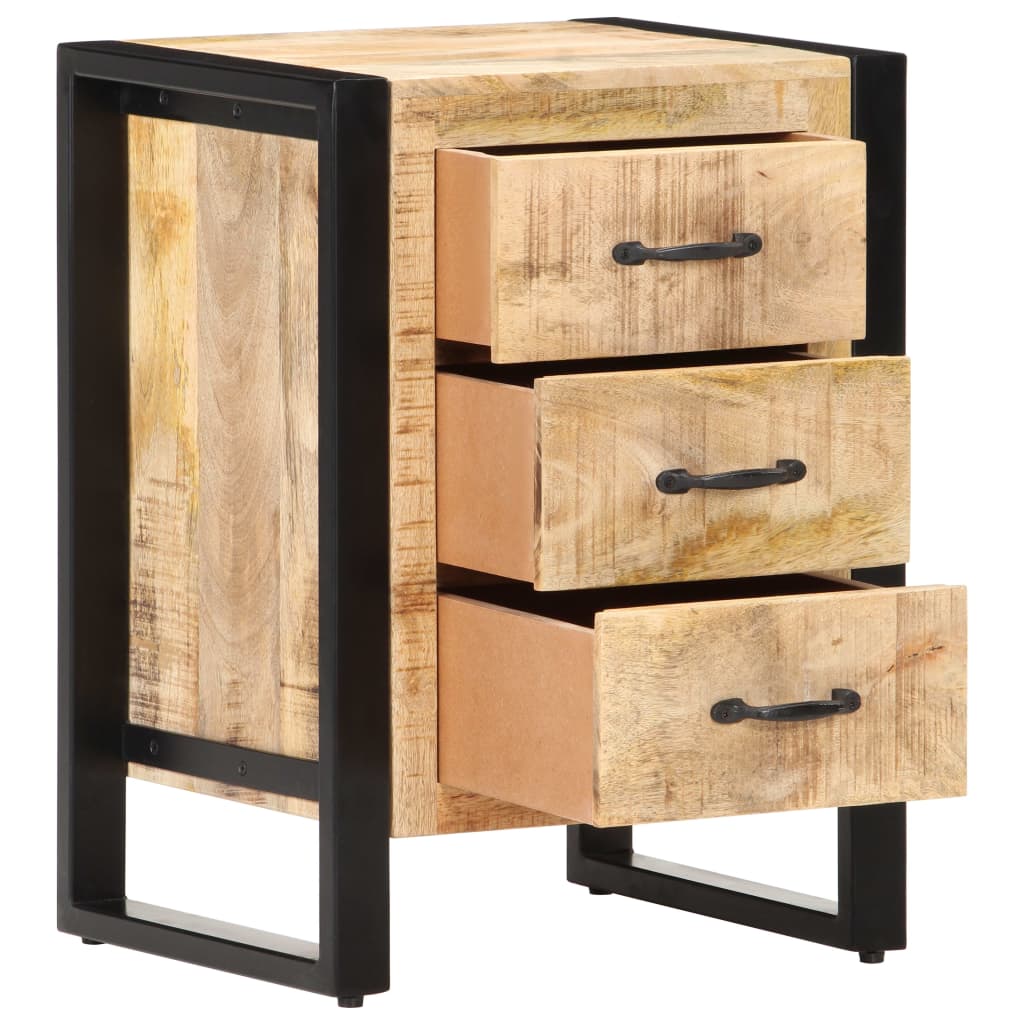 Sängbord 40x35x55 cm massivt mangoträ