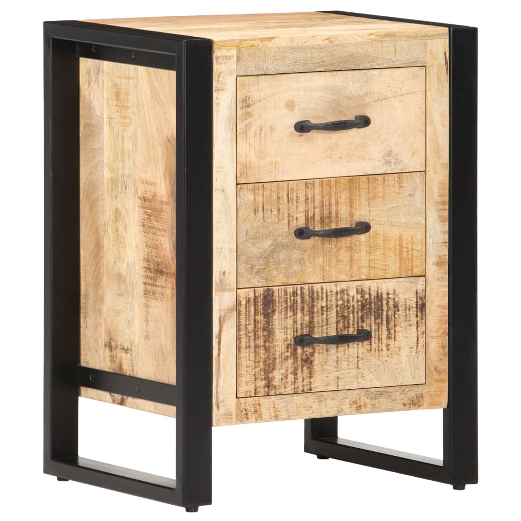 Sängbord 40x35x55 cm massivt mangoträ