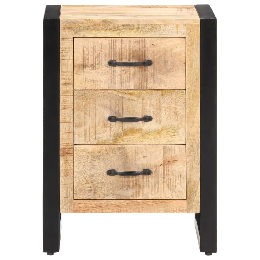 Sängbord 40x35x55 cm massivt mangoträ
