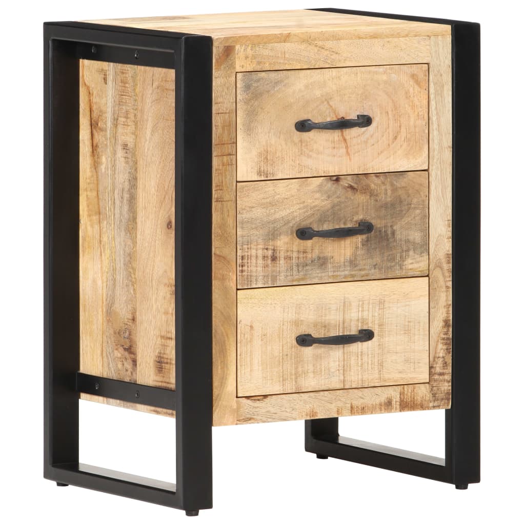 Sängbord 40x35x55 cm massivt mangoträ