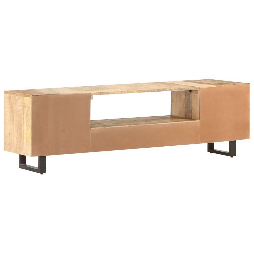 Tv-bänk 160x30x45 cm massivt mangoträ