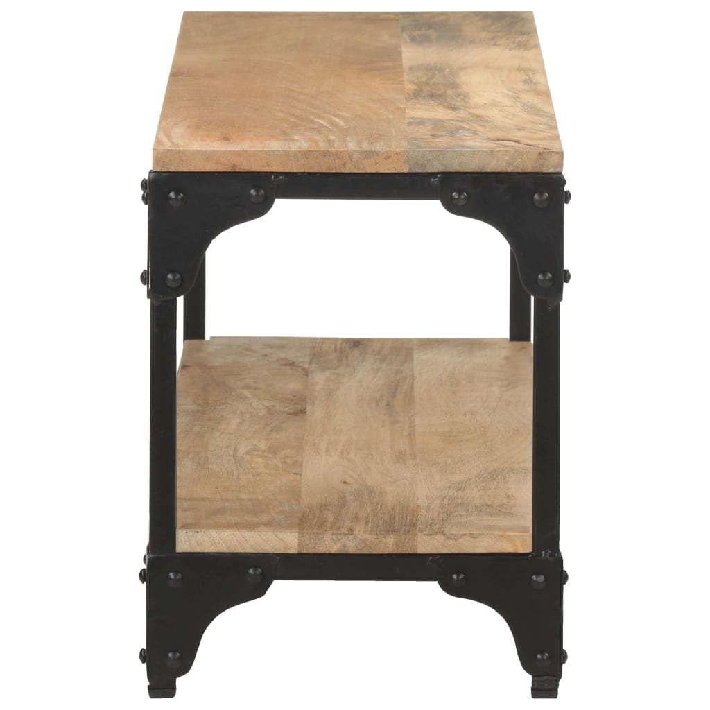 Soffbord Trä 90x30x40 cm massivt mangoträ