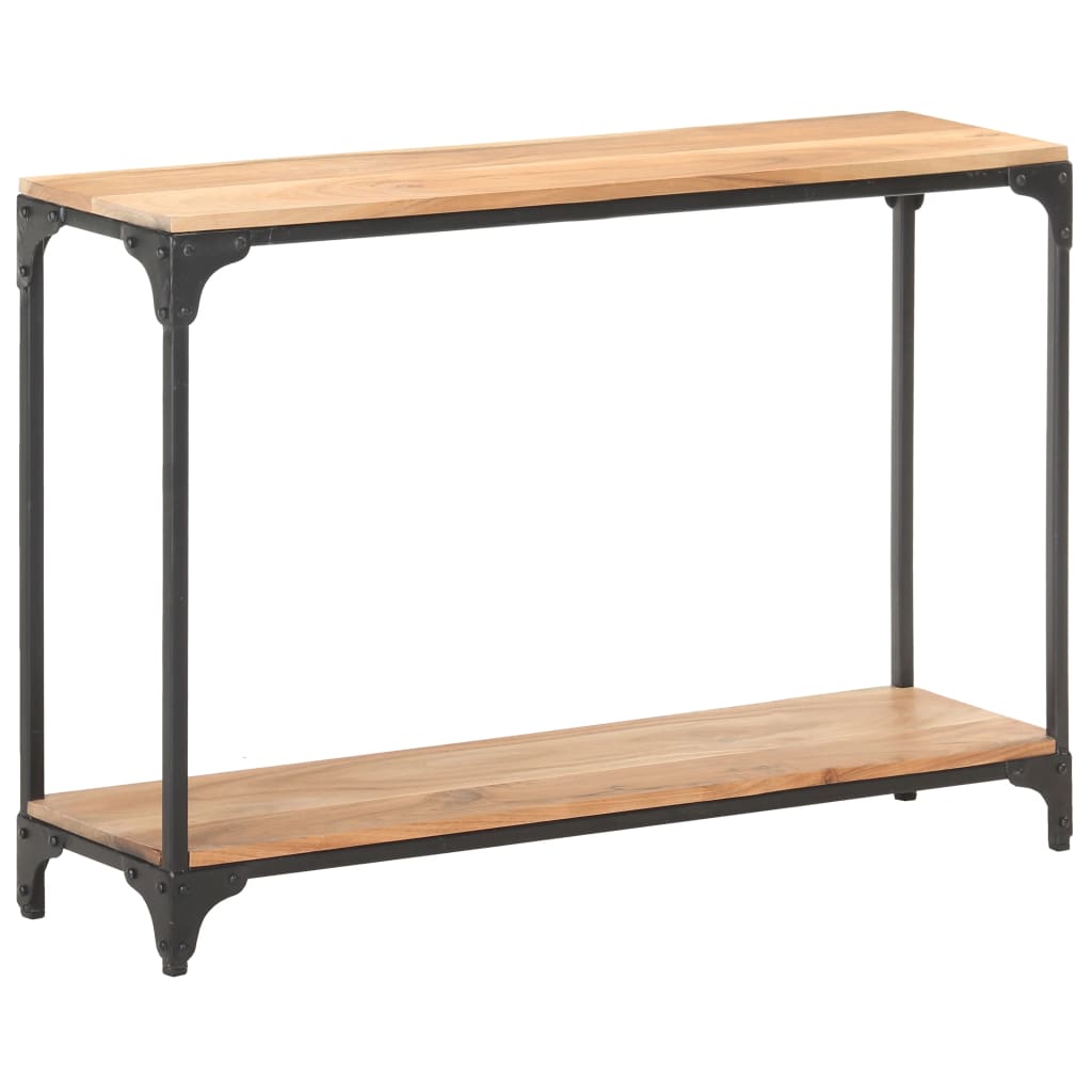 Avlastningsbord Konsolbord Trä 110x30x75 cm massivt akaciaträ