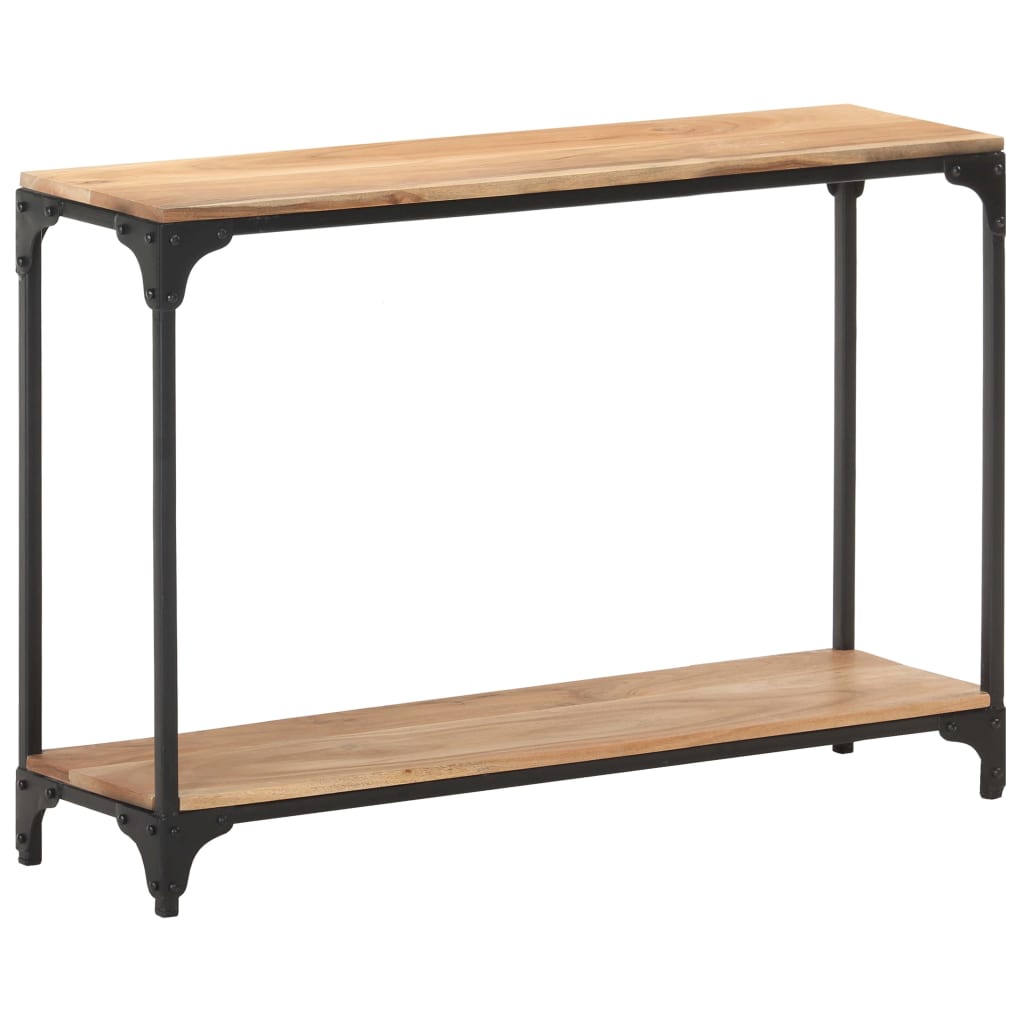 Avlastningsbord Konsolbord Trä 110x30x75 cm massivt akaciaträ