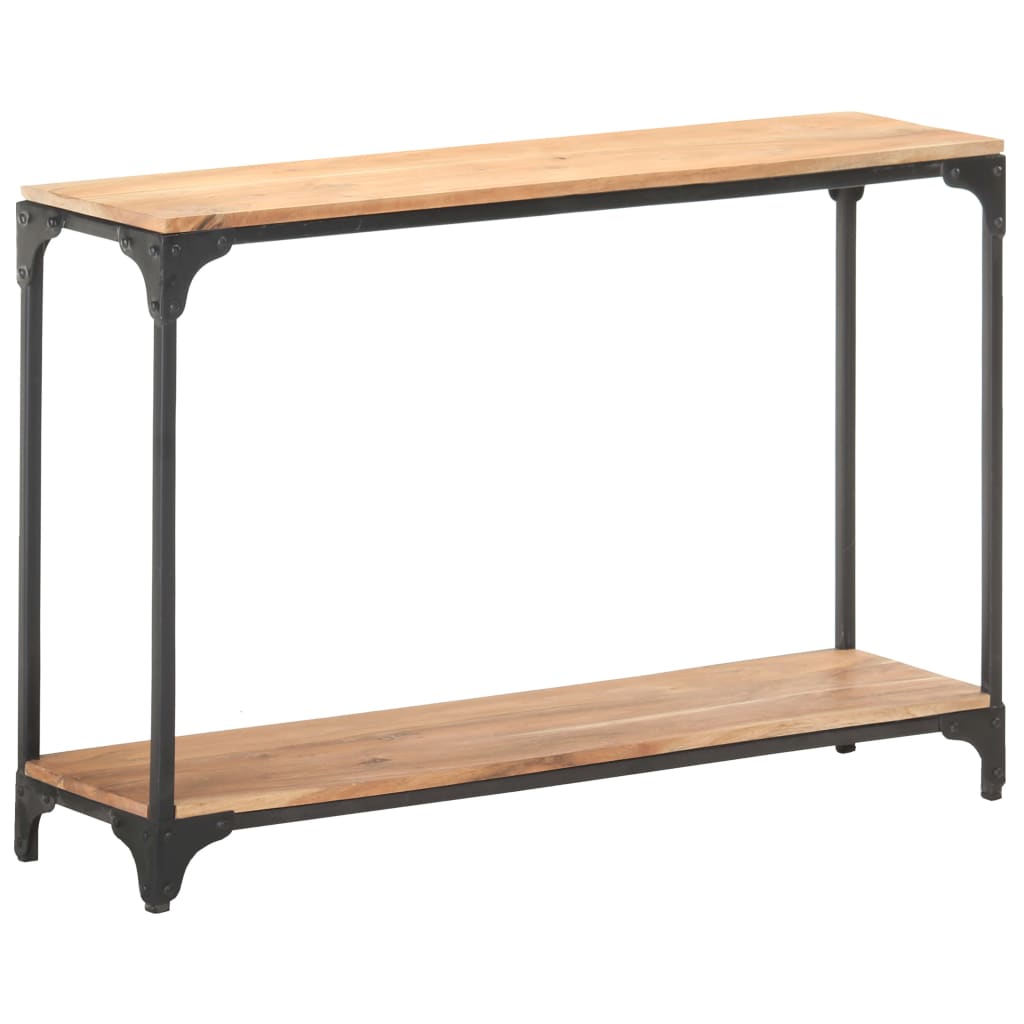 Avlastningsbord Konsolbord Trä 110x30x75 cm massivt akaciaträ