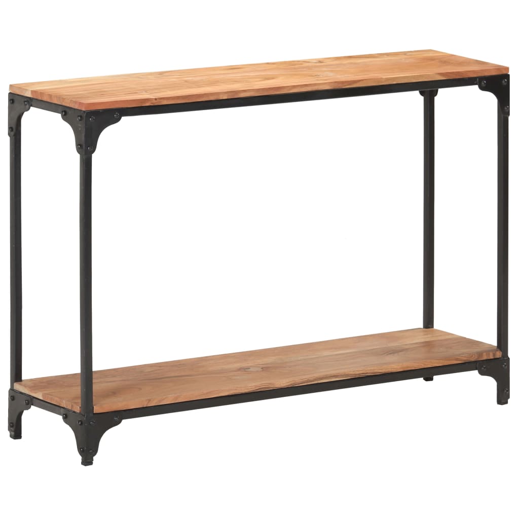 Avlastningsbord Konsolbord Trä 110x30x75 cm massivt akaciaträ