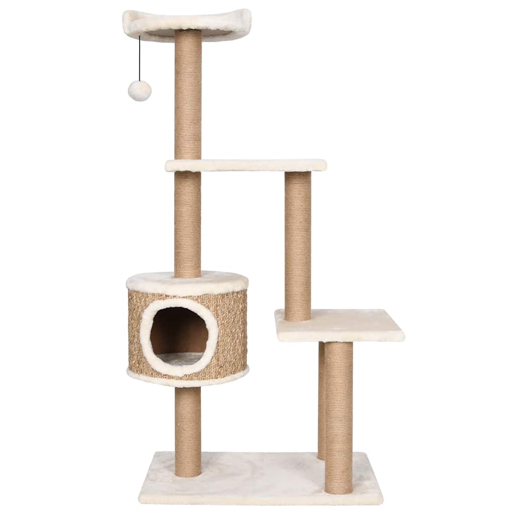 Kattmöbel Klösträd med klöspelare 123 cm sjögräs