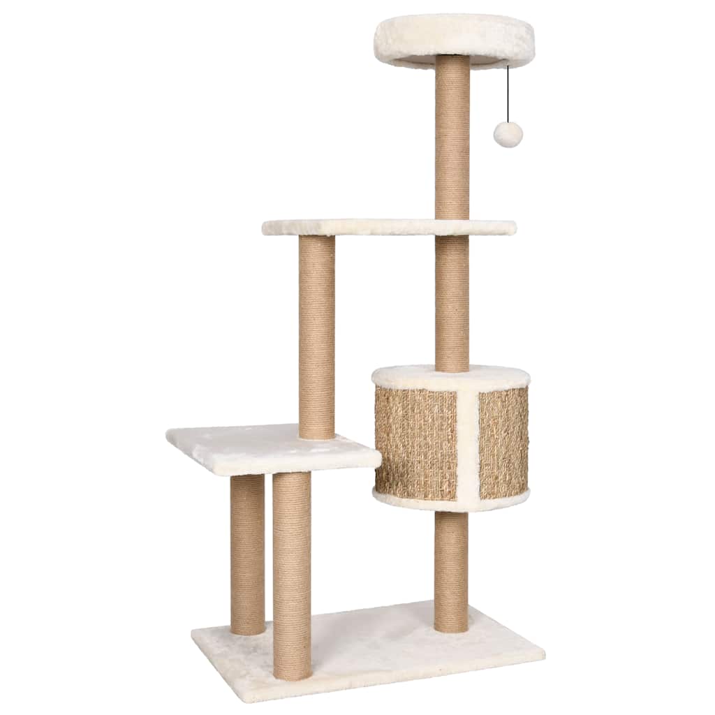 Kattmöbel Klösträd med klöspelare 123 cm sjögräs