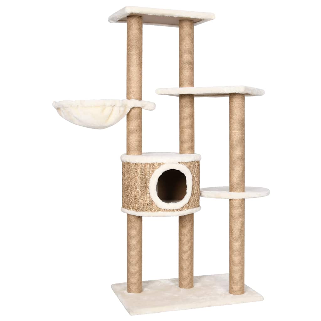 Kattmöbel Klösträd med klöspelare 126 cm sjögräs